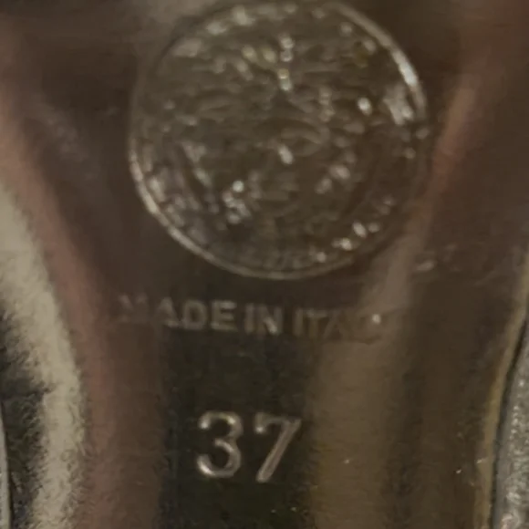 Versace black leather boots. Size 37 (7) - Picture 7 of 10